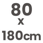 80x180 cm