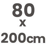 80x200 cm